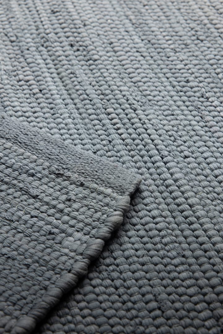 Tapis Cotton 140x200cm - Steel grey (gris) - Rug Solid
