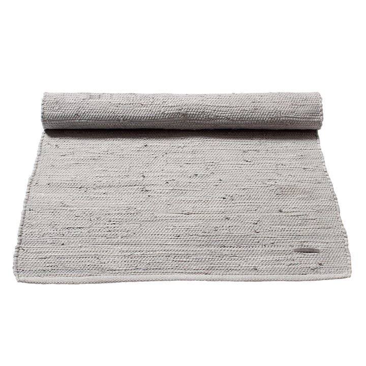 Tapis Cotton 170x240 cm - light grey (Gris clair) - Rug Solid