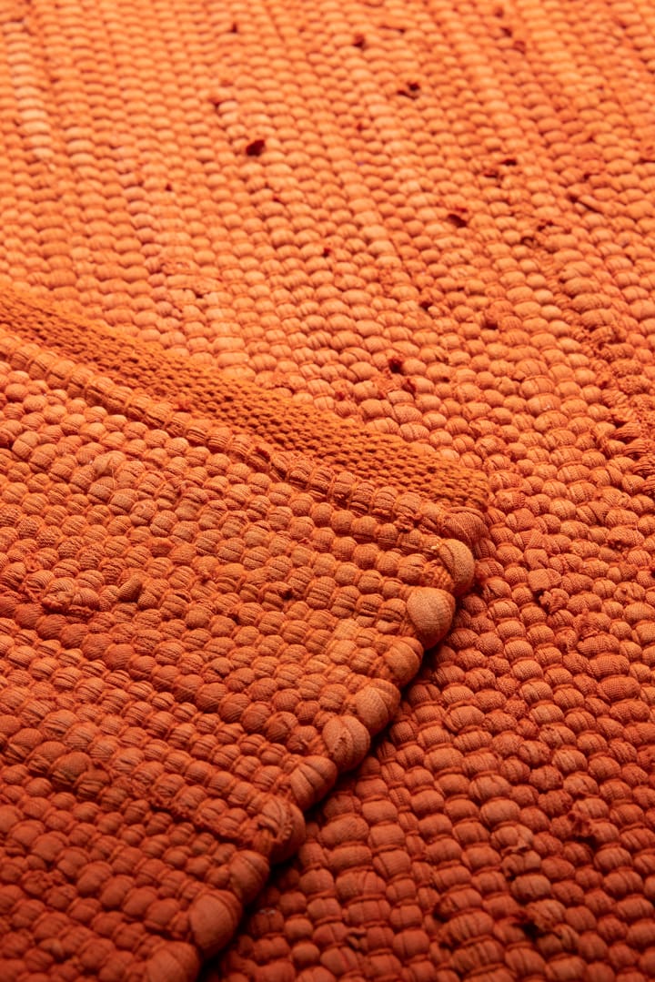 Tapis Cotton 170x240 cm - solar orange (orange) - Rug Solid