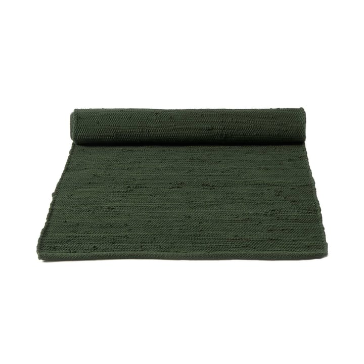 Tapis Cotton 60x90cm - guilty green (vert) - Rug Solid