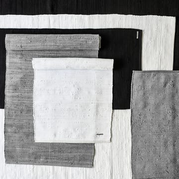 Tapis Cotton 65x135cm - black (noir) - Rug Solid