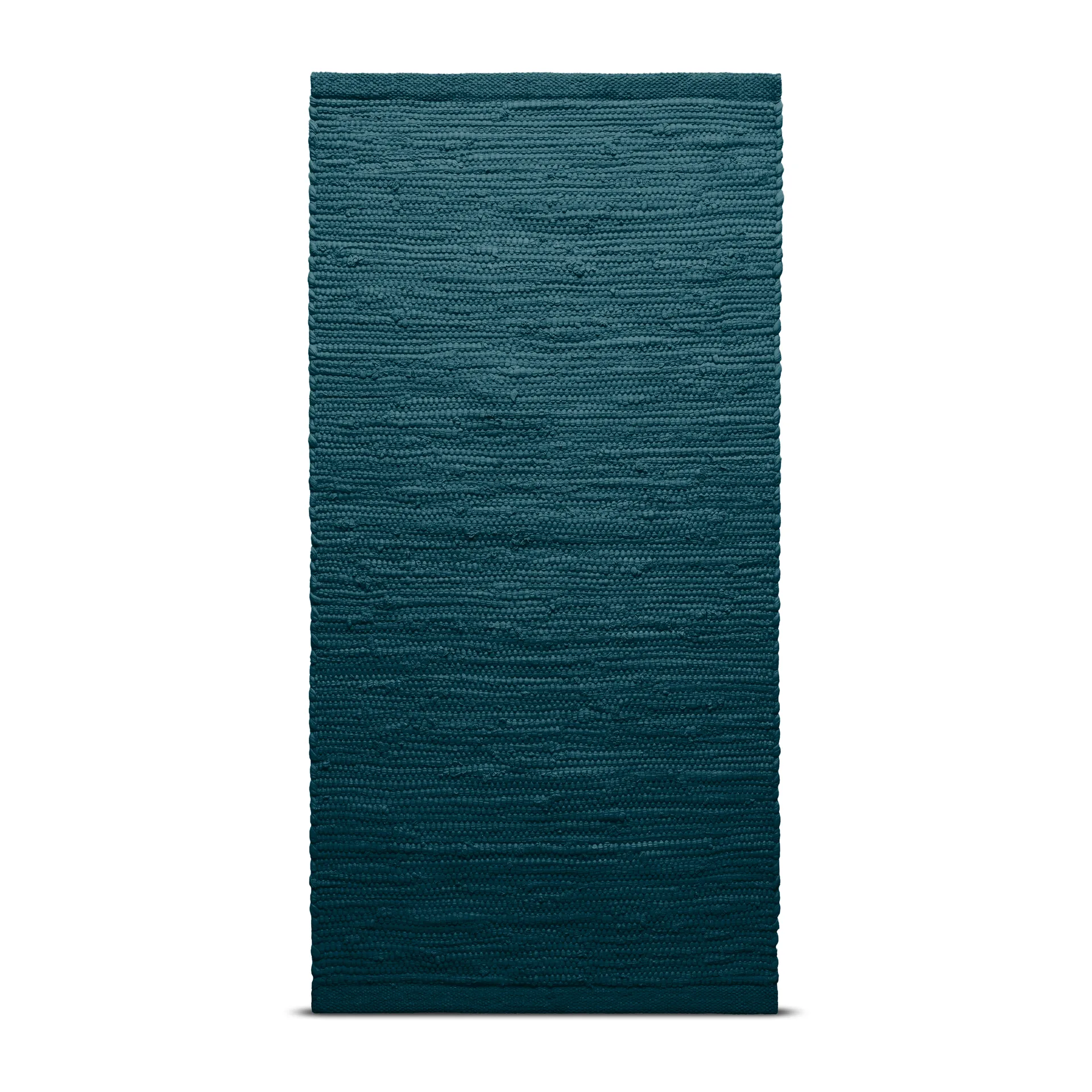 Tapis Cotton 65x135cm, Petroleum (bleu pétrole) Rug Solid