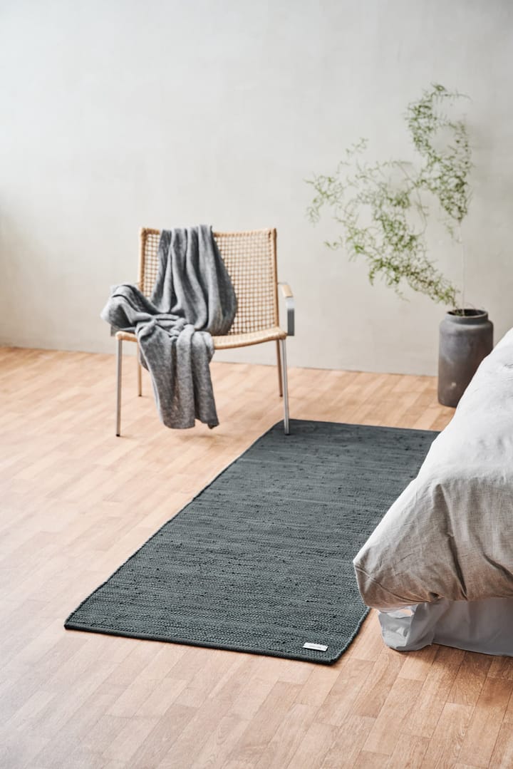 Tapis Cotton 65x135cm, Steel grey (gris) Rug Solid