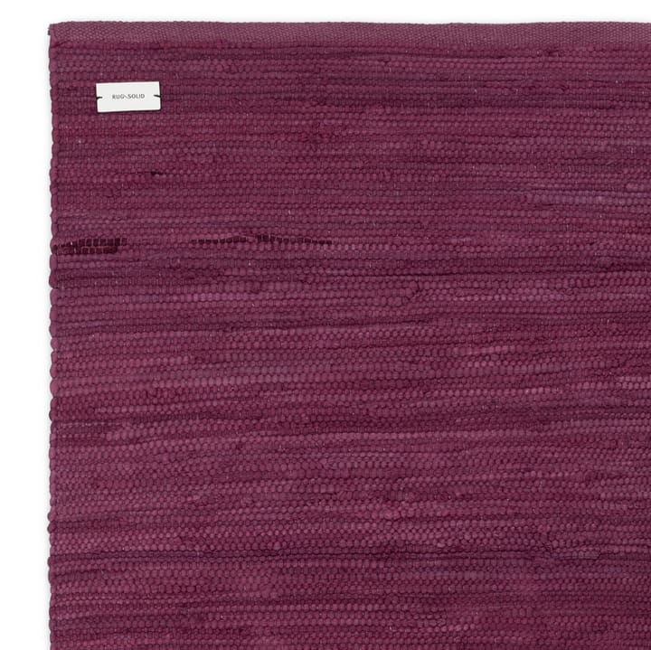 Tapis Cotton 75 x 200cm - Bold Raspberry (Rose foncé) - Rug Solid