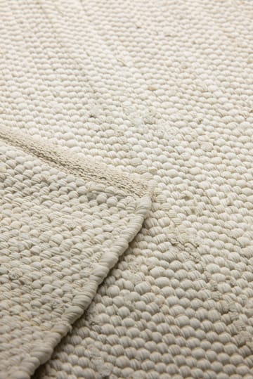 Tapis Cotton 75 x 200cm - desert white (blanc) - Rug Solid