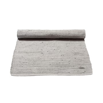 Tapis Cotton 75 x 200cm - light grey (gris clair) - Rug Solid