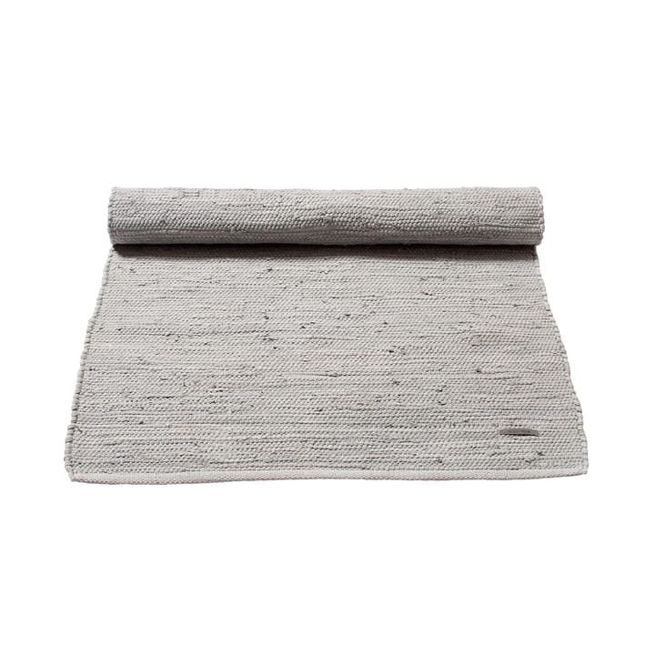 Tapis Cotton 75 x 200cm, light grey (gris clair) Rug Solid