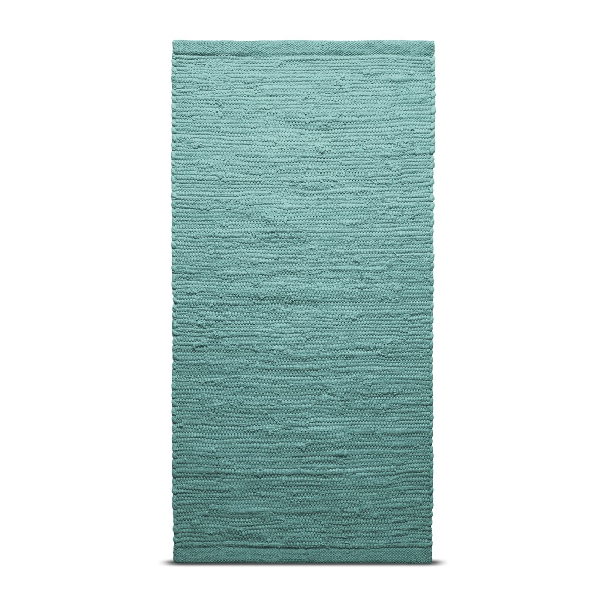 Rug Solid Tapis Cotton 75x300cm Dusty jade (menthe)
