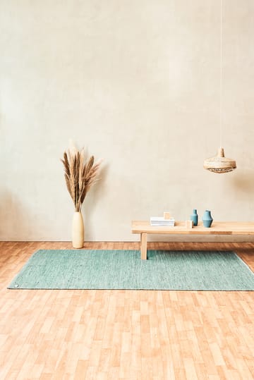 Tapis Cotton 75x300cm - Dusty jade (menthe) - Rug Solid