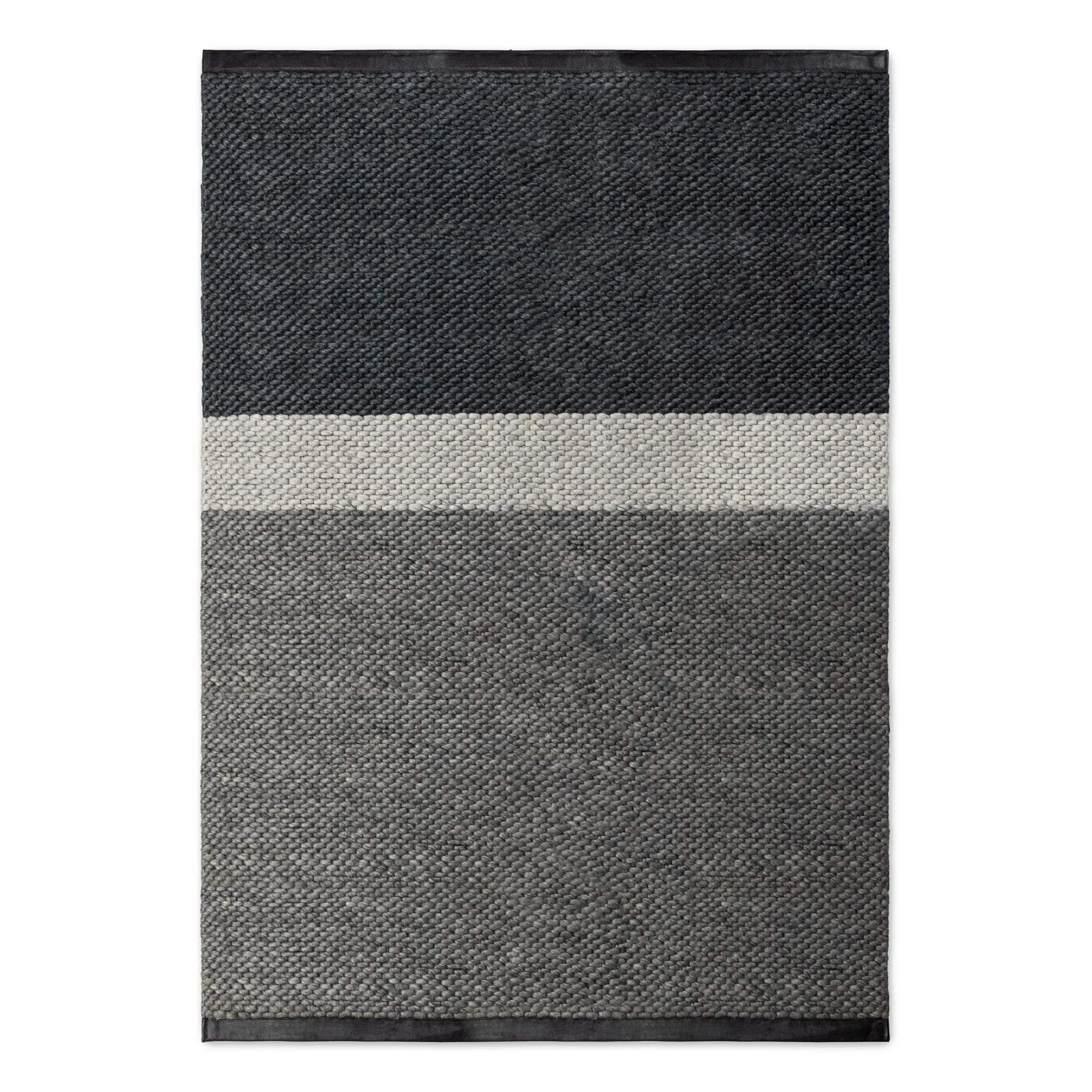 Tapis en laine Landscape 140x200cm, Gravel Rug Solid