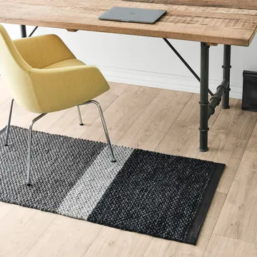 Tapis en laine Landscape 65x135cm - Gravel - Rug Solid