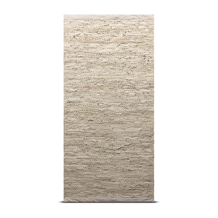 Tapis Leather 140x200cm - beige - Rug Solid