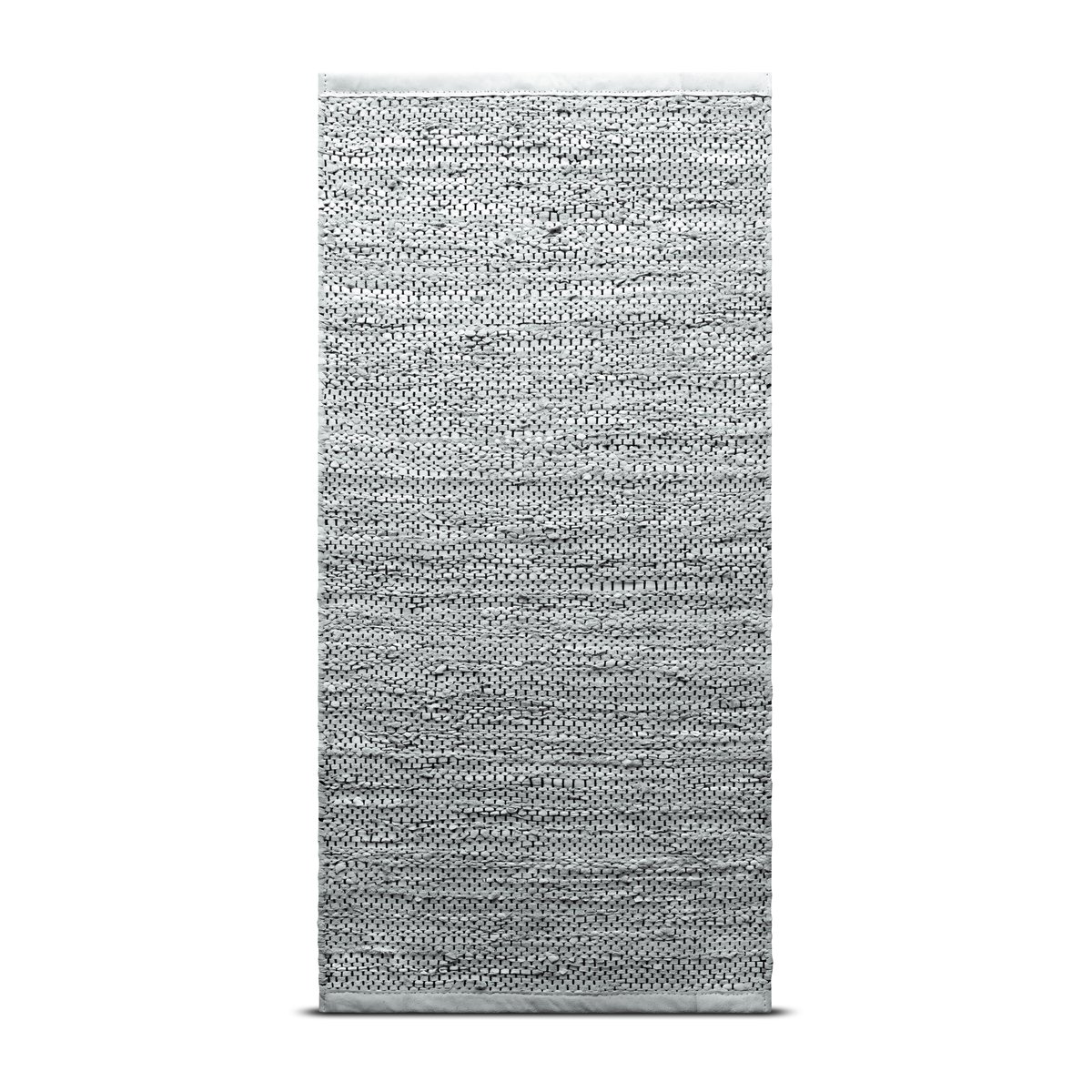 Rug Solid Tapis Leather 140x200cm light grey (Gris clair)