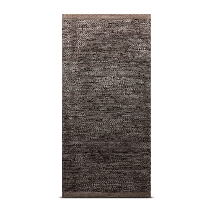 Tapis Leather 140x200cm - Wood (marron) - Rug Solid