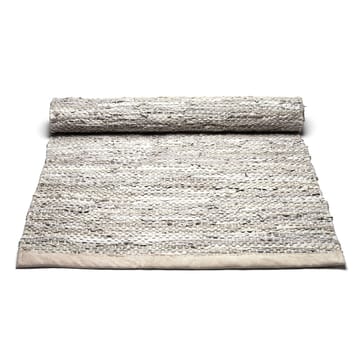 Tapis Leather 200x300cm - beige - Rug Solid