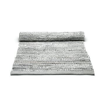 Tapis Leather 60x90cm - light grey (Gris clair) - Rug Solid