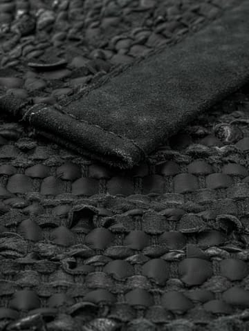 Tapis Leather 65x135cm - dark grey (gris foncé) - Rug Solid