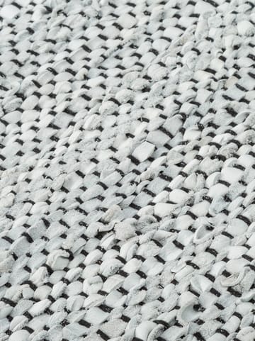 Tapis Leather 65x135cm - light grey (Gris clair) - Rug Solid