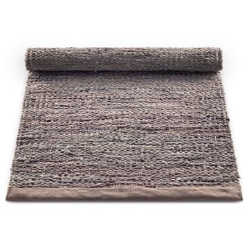 Tapis Leather 65x135cm - Wood (marron) - Rug Solid