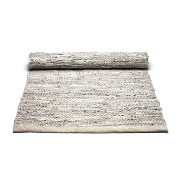Tapis Leather 75x200cm - beige - Rug Solid