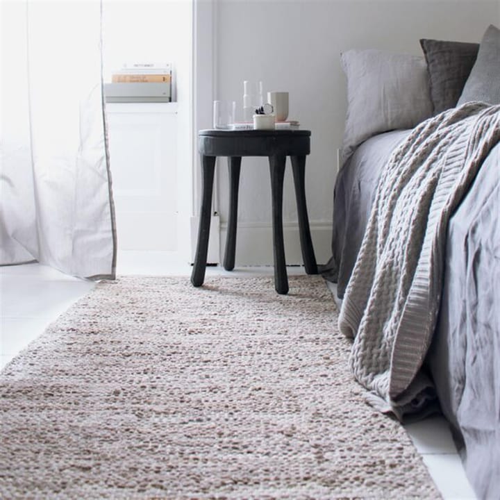 Tapis Leather 75x200cm, beige Rug Solid
