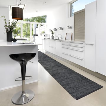 Tapis Leather 75x200cm - dark grey (gris foncé) - Rug Solid