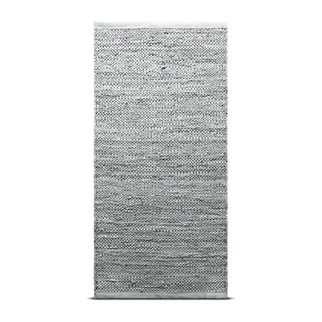Tapis Leather 75x200cm - light grey (Gris clair) - Rug Solid