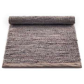 Tapis Leather 75x200cm - Wood (marron) - Rug Solid