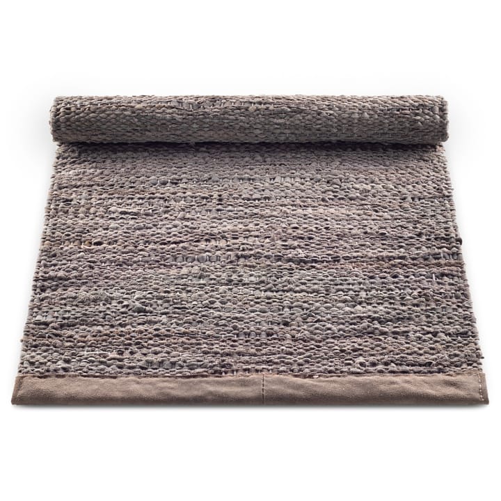 Tapis Leather 75x200cm - Wood (marron) - Rug Solid