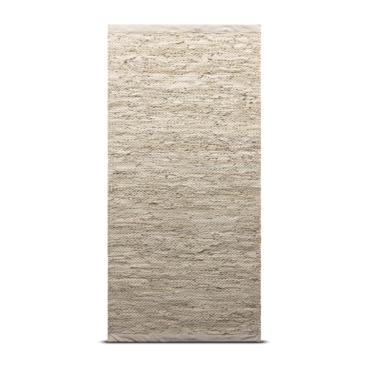 Tapis Leather 75x300cm - beige - Rug Solid