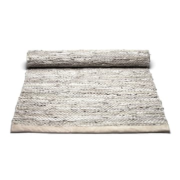 Tapis Leather 75x300cm - beige - Rug Solid