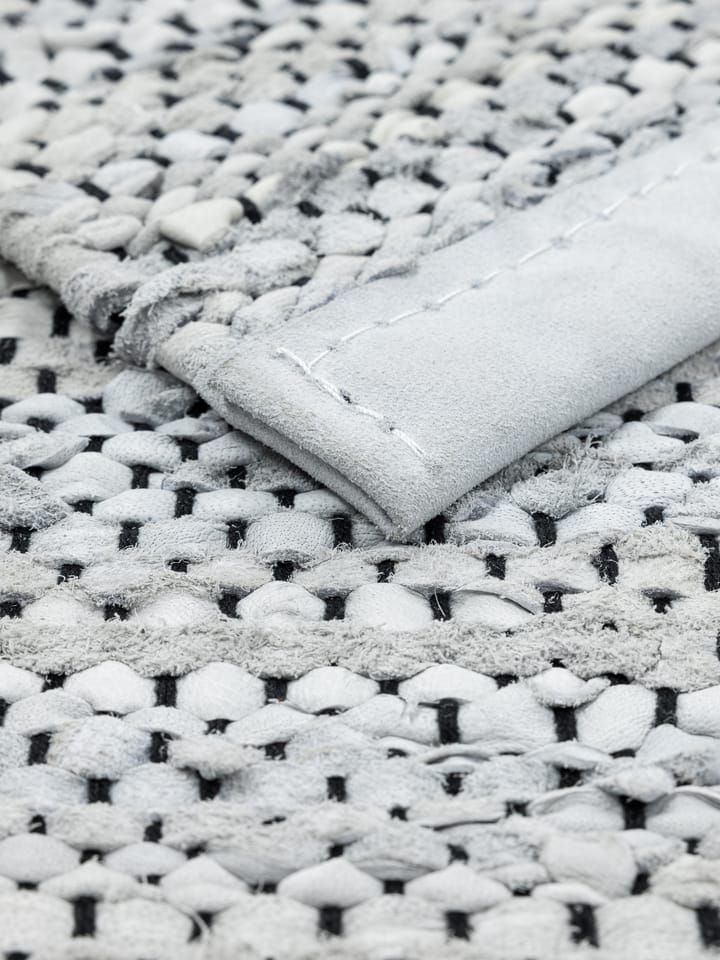 Tapis Leather 75x300cm, light grey (Gris clair) Rug Solid