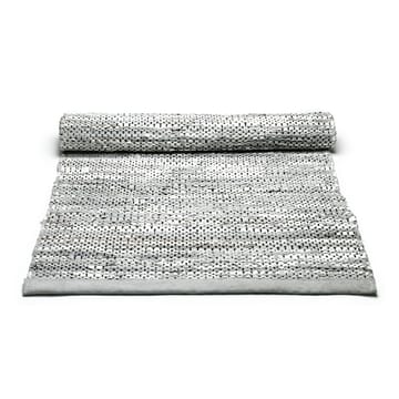 Tapis Leather 75x300cm - light grey (Gris clair) - Rug Solid