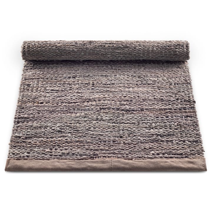 Tapis Leather 75x300cm, Wood (marron) Rug Solid