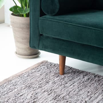 Tapis Leather 75x300cm - Wood (marron) - Rug Solid