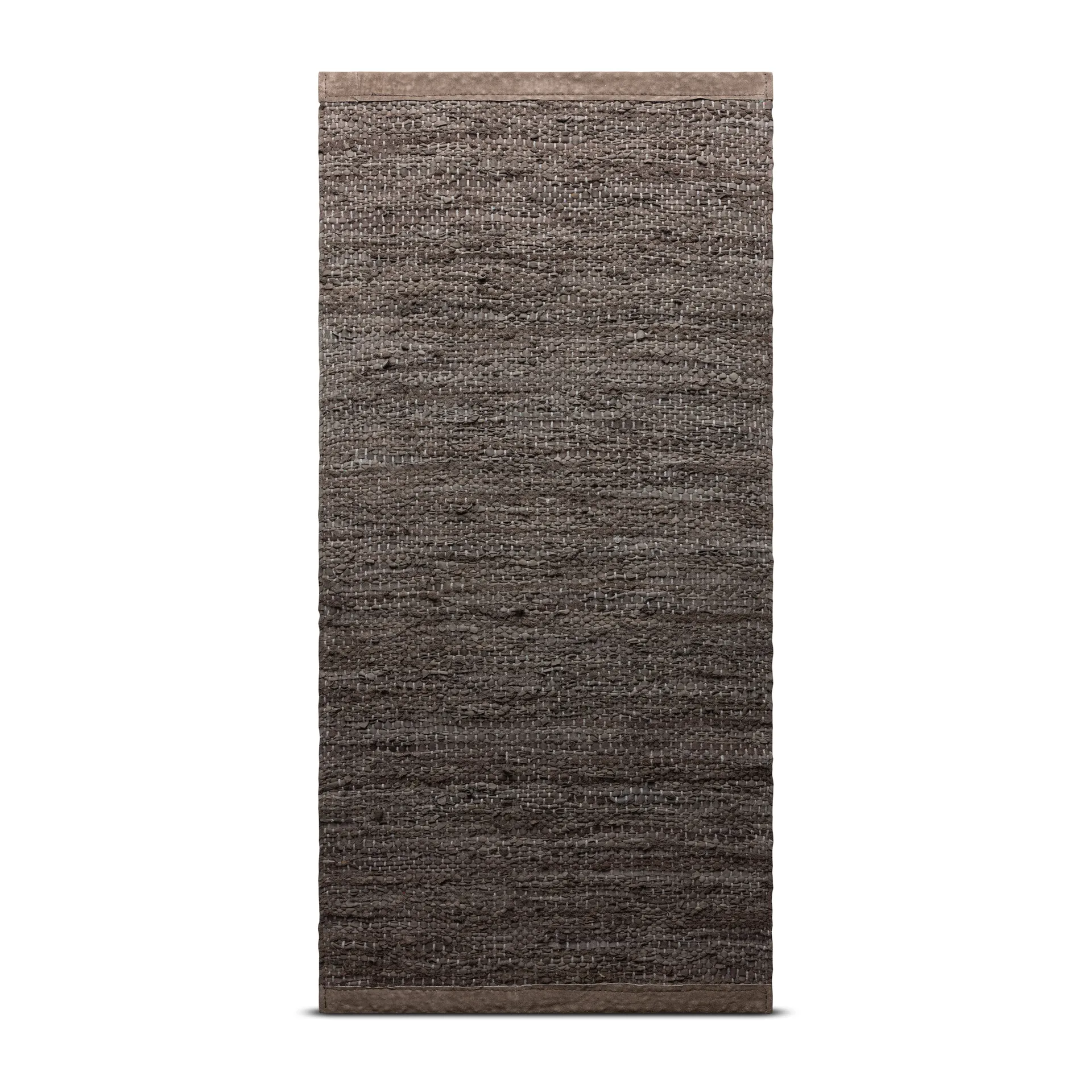 Tapis Leather 75x300cm, Wood (marron) Rug Solid