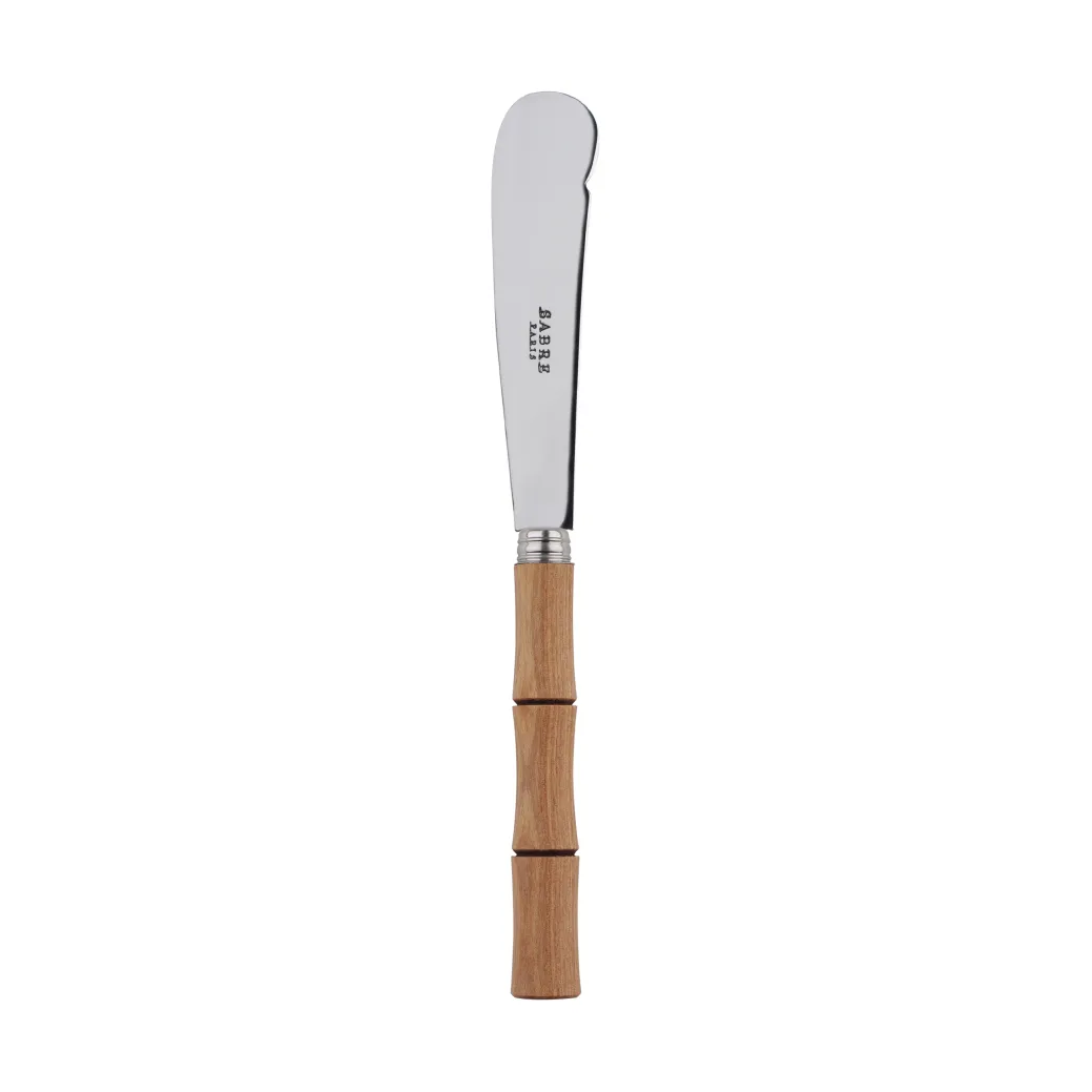 Couteau à beurre Bamboo Shape 16 cm, Light wood laminated SABRE Paris