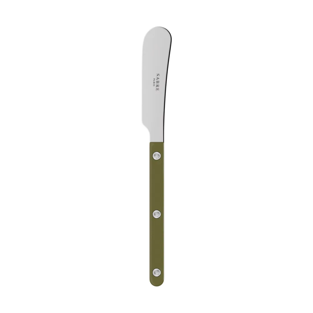 Couteau à beurre Bistrot Solid 14 cm, Green fern SABRE Paris