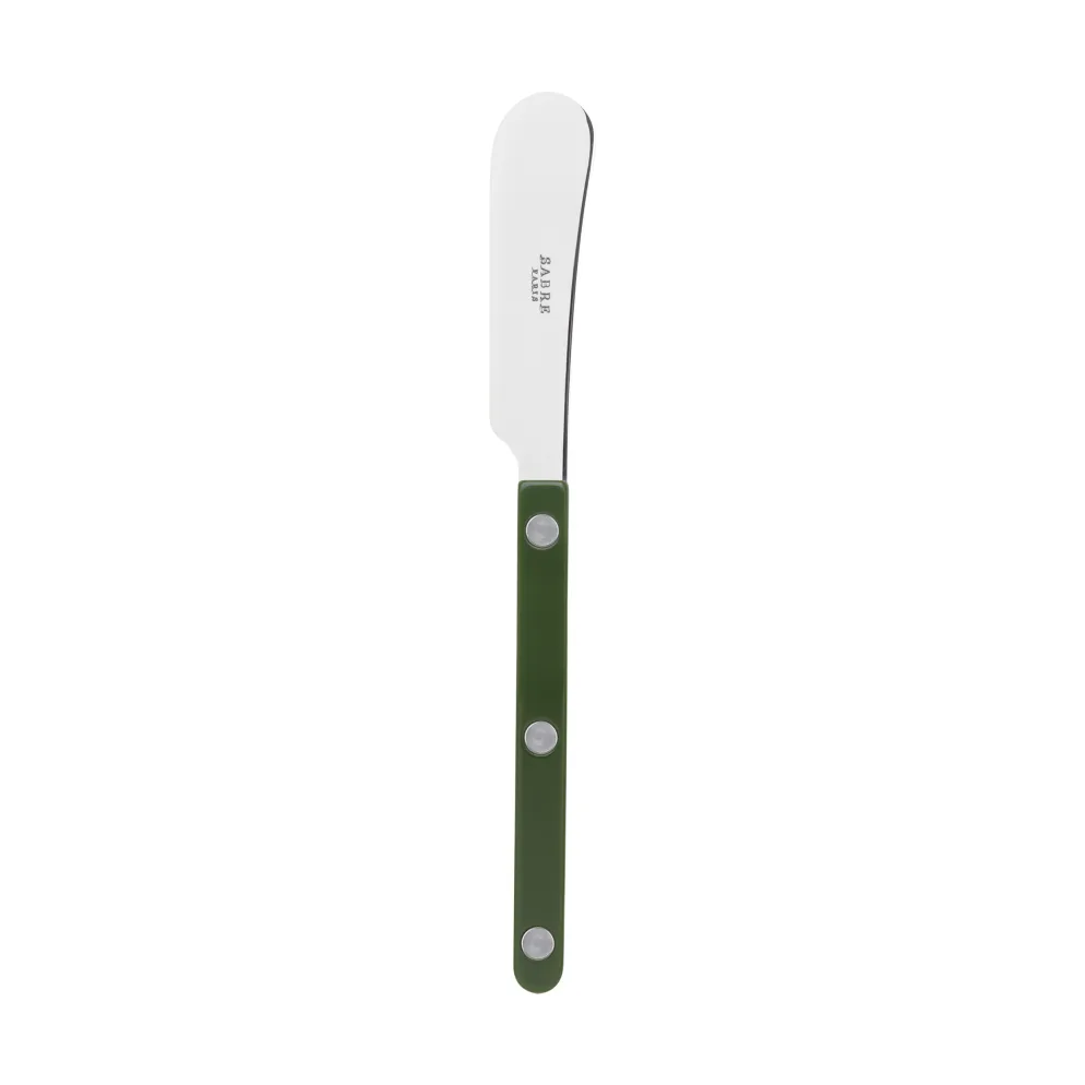 Couteau à beurre Bistrot Solid 14 cm, Green SABRE Paris