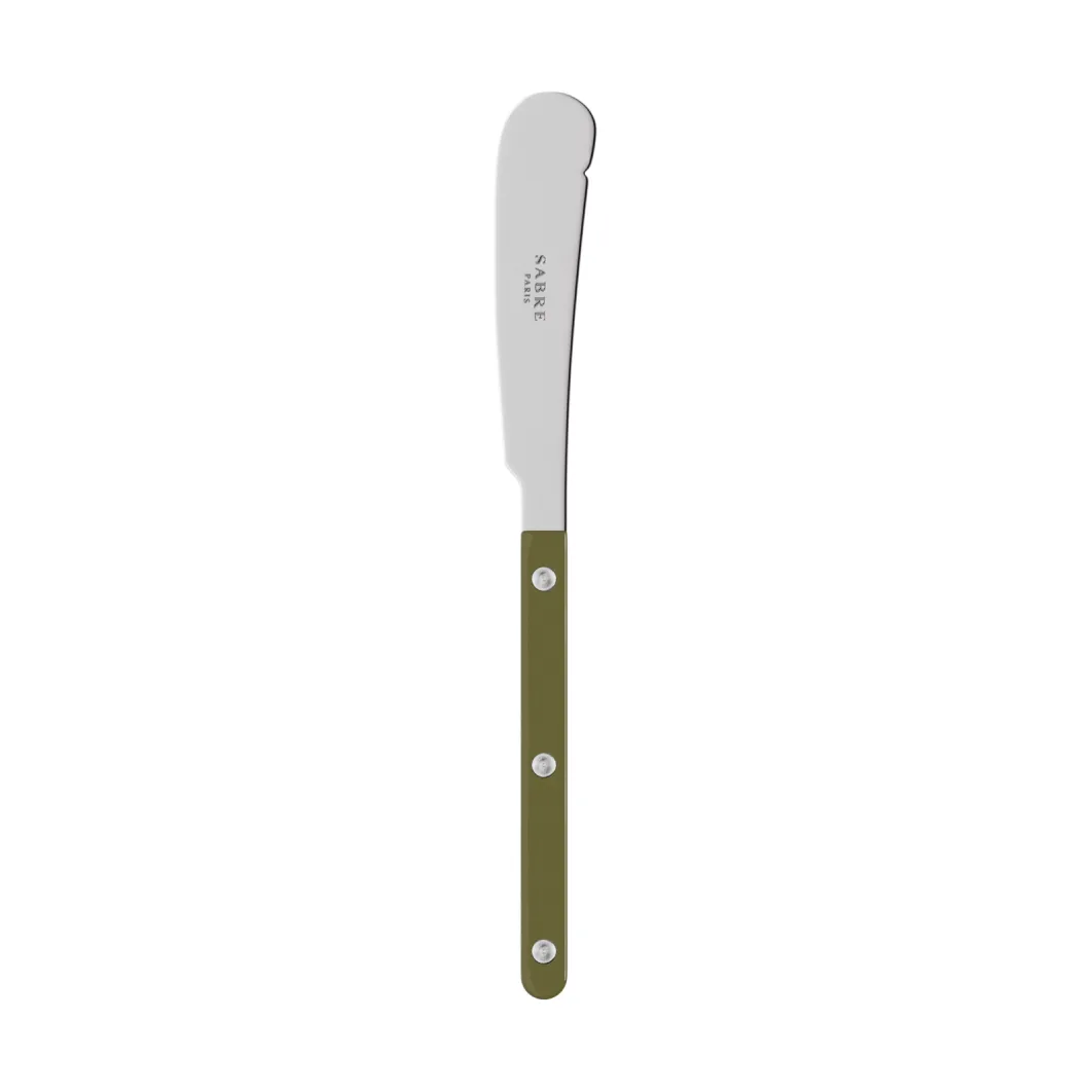 Couteau à beurre Bistrot Solid 16 cm, Green fern SABRE Paris