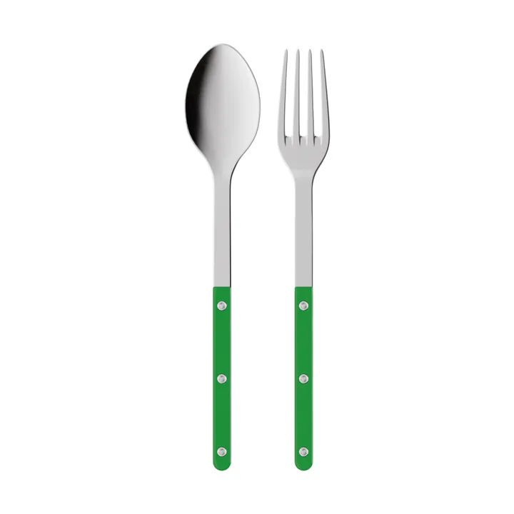 Couverts de service Bistrot Solid, 2 pièces - Garden green - SABRE Paris