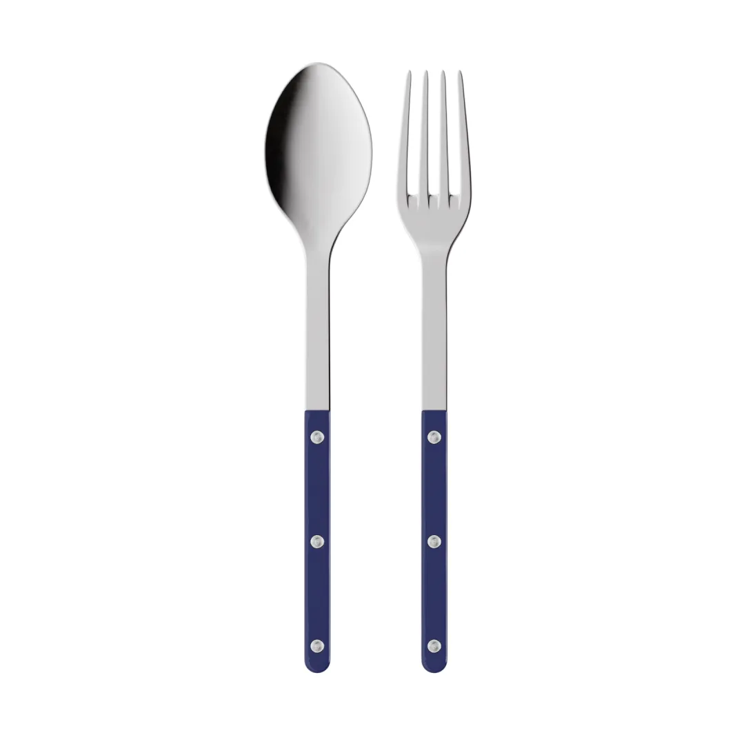 Couverts de service Bistrot Solid, 2 pièces, Navy blue SABRE Paris