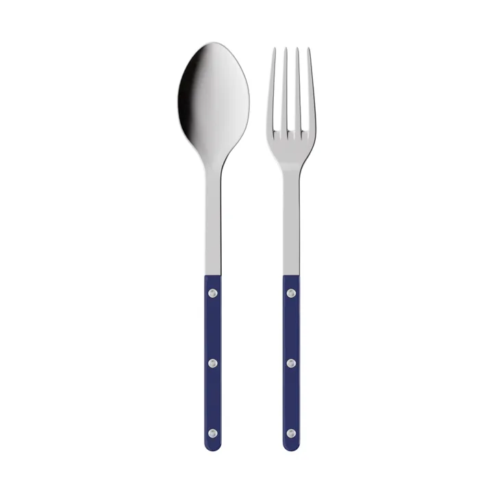 Couverts de service Bistrot Solid, 2 pièces - Navy blue - SABRE Paris