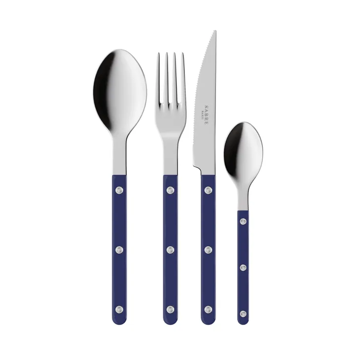Service de couverts Bistrot Solid, 4 pièces - Navy blue - SABRE Paris