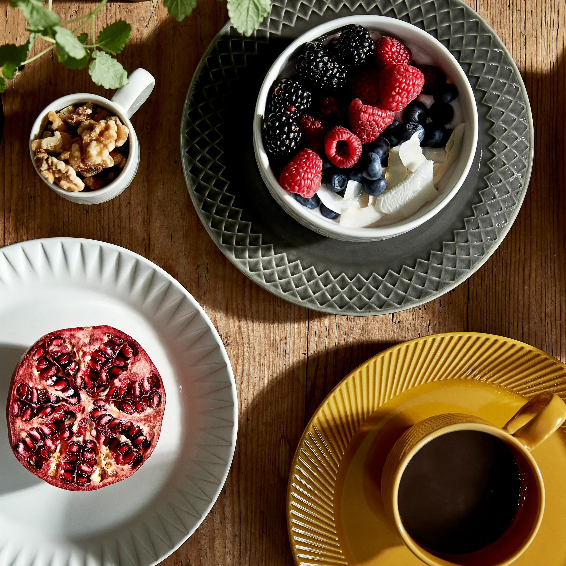 Assiette Coffee & More, Gris Sagaform