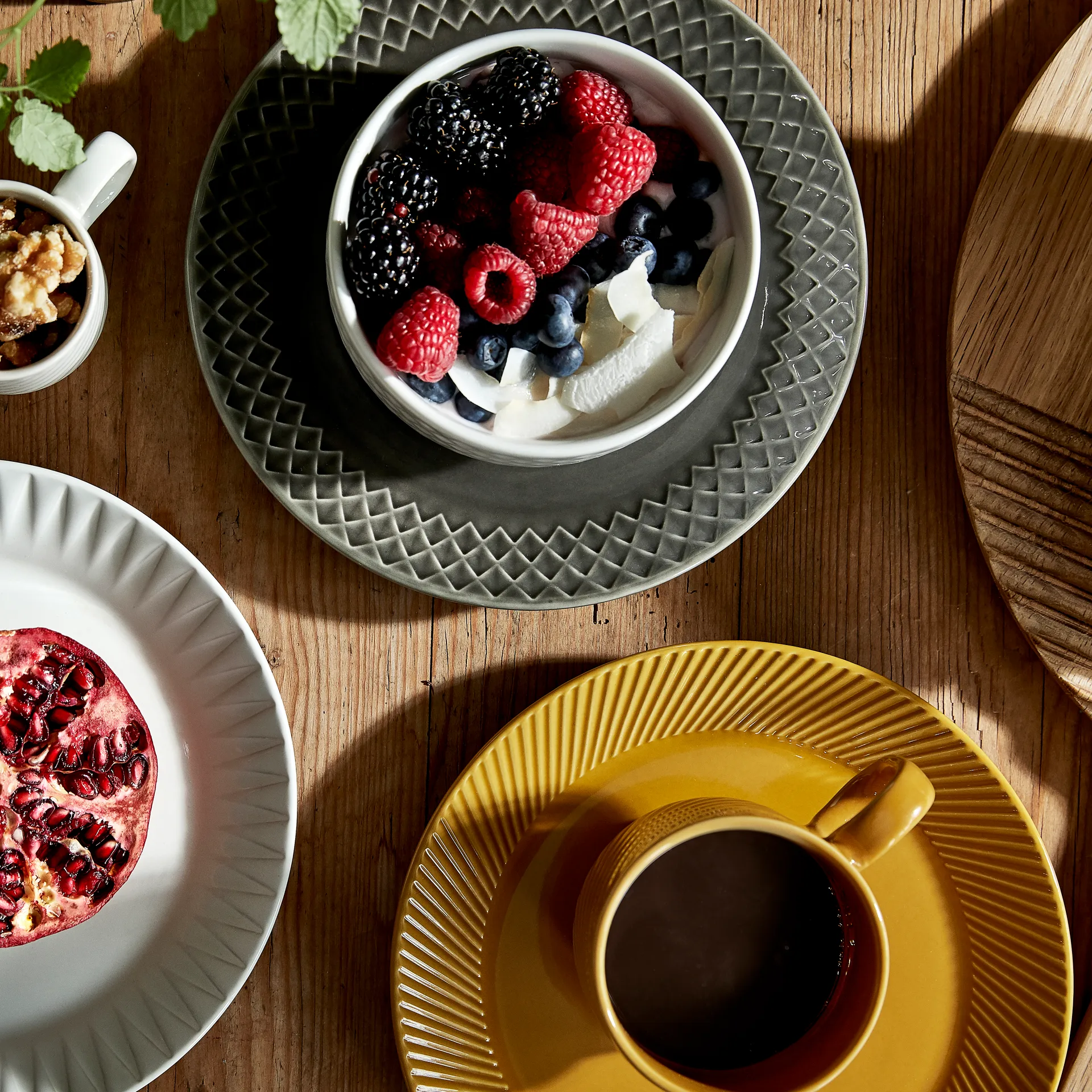 Assiette Coffee & More, Jaune Sagaform