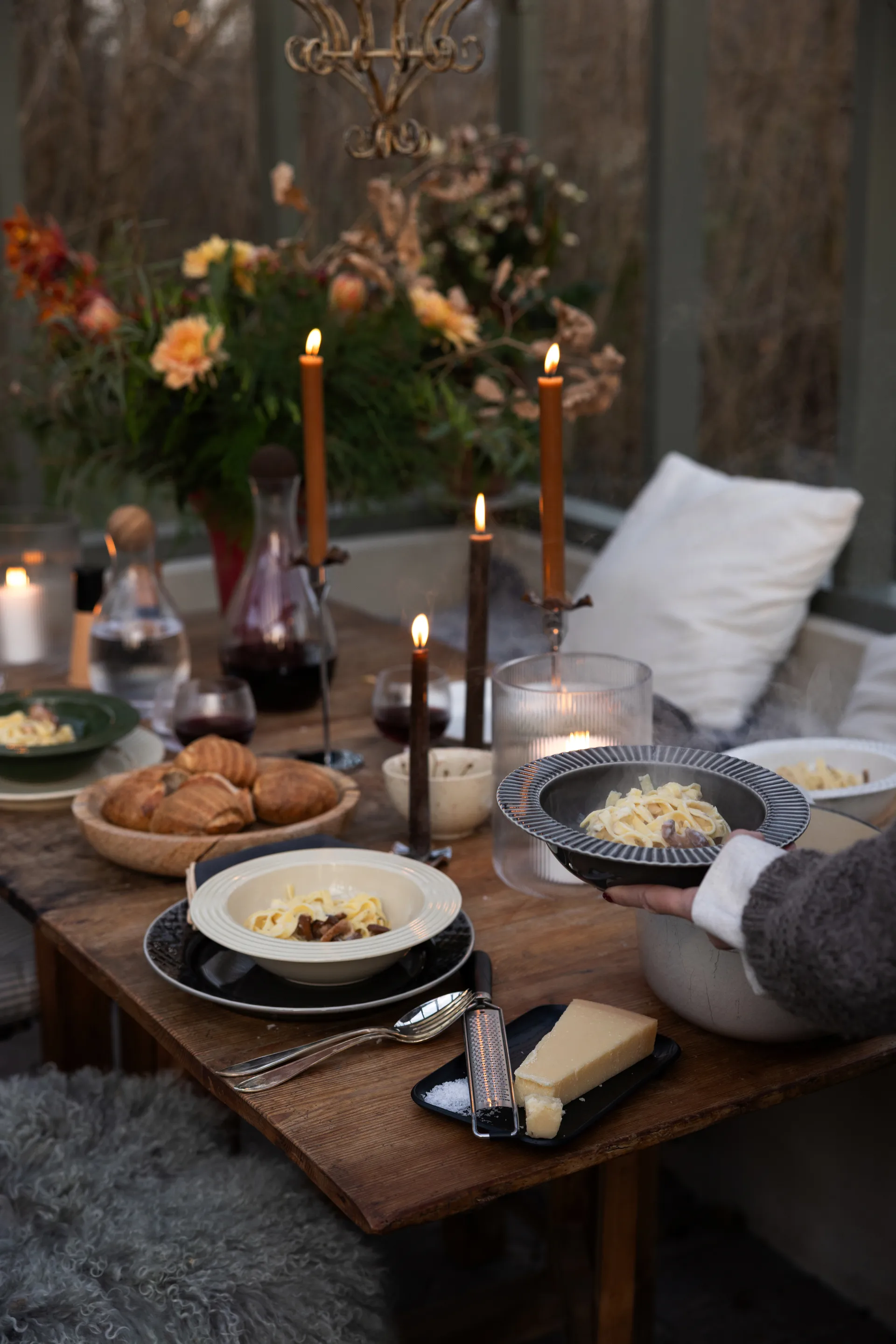 Assiette creuse Coffee & More Ø22 cm, Gris Sagaform