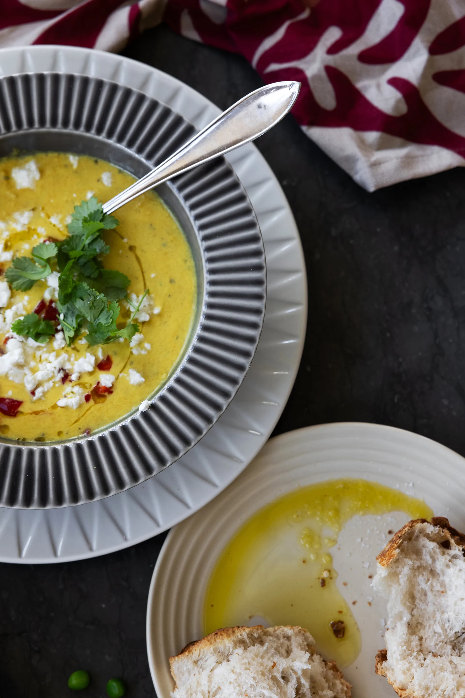 Assiette creuse Coffee & More Ø22 cm, Gris Sagaform