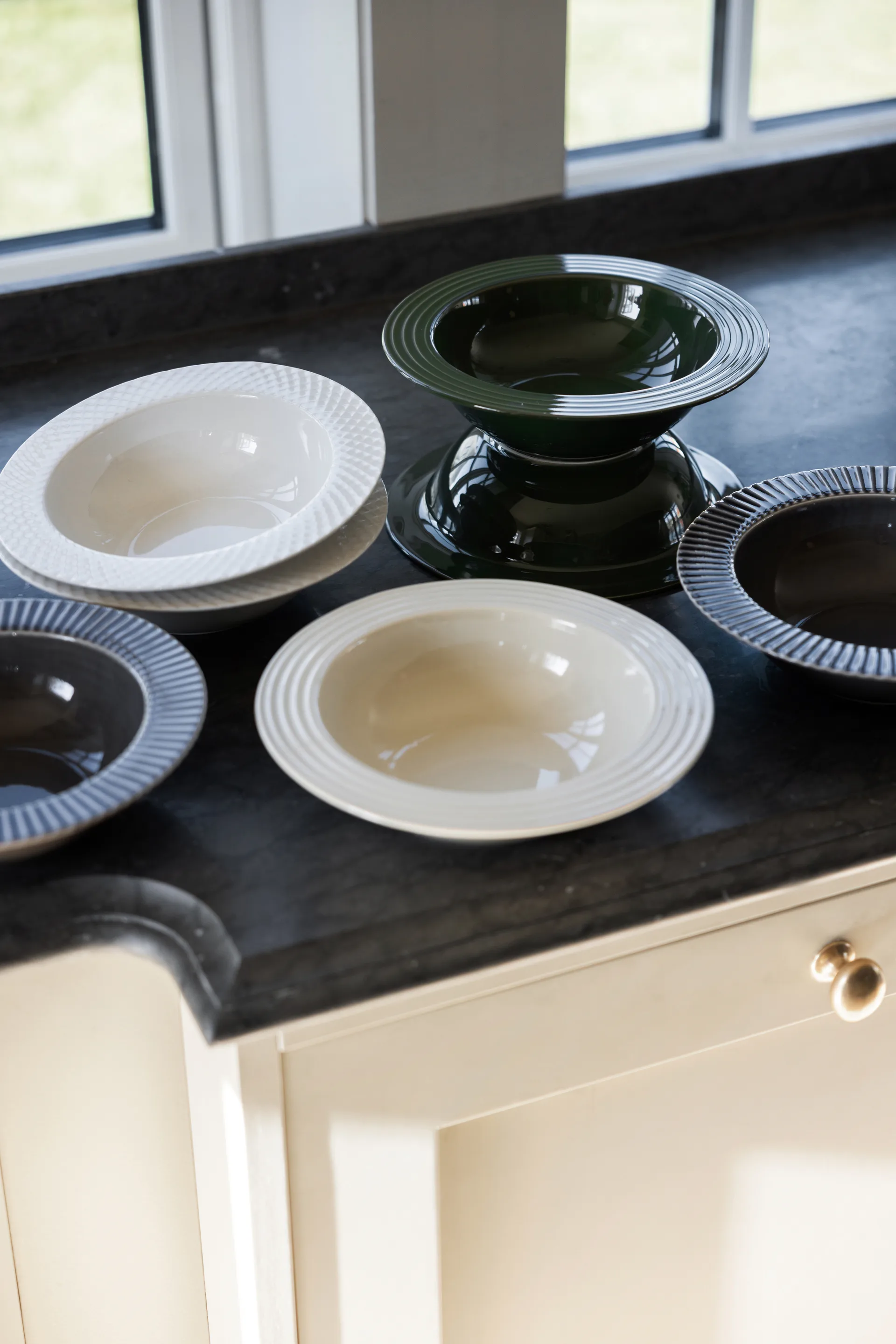 Assiette creuse Coffee & More Ø22 cm, Gris Sagaform