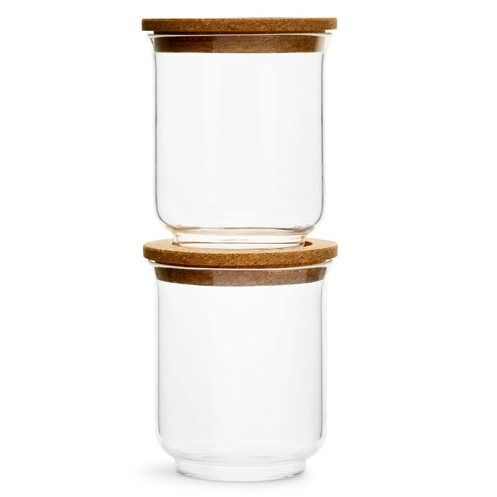 Bocal en verre avec couvercle Nature, Petit Sagaform